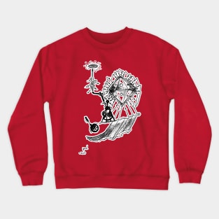 q46: who dares reach such heinous depths? Crewneck Sweatshirt